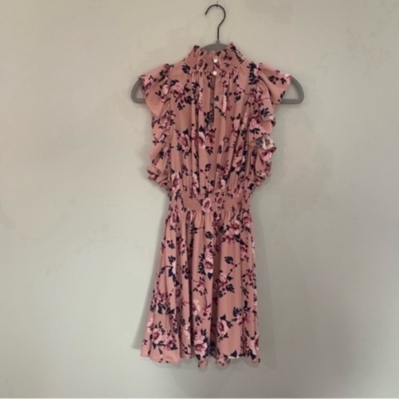 ✅ Kate Spade Dress Prairie Rose Flutter Out West Pink Floral Mini - Picture 4 of 6